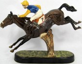 Beswick Jockey on Jumping Hors