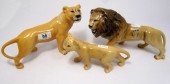 Beswick Lion Family comprising