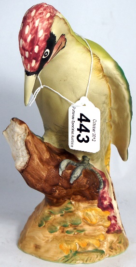 Beswick matt Green Woodpecker 1218