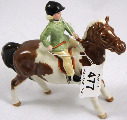 Beswick Model of a Girl on Pony