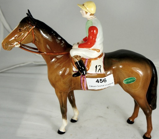Beswick model of a Jockey on a