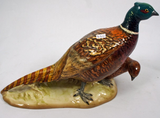 Beswick pair Pheasants 2078