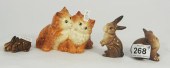 Beswick Persian Kittens Seated