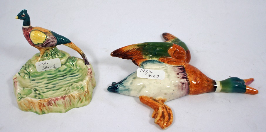 Beswick Pheasant Ashtray and a