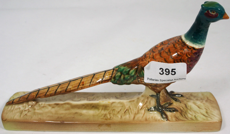 Beswick Pheasant On Pottery Base