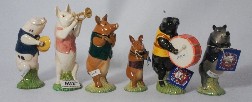 Beswick Pig Promenade Figures to