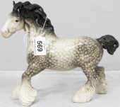 Beswick Rocking Horse Grey Can