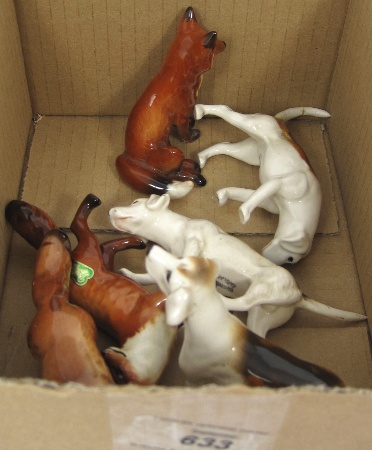 Beswick Second Version Foxhounds