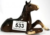 Beswick Shire Foal Lying 2460