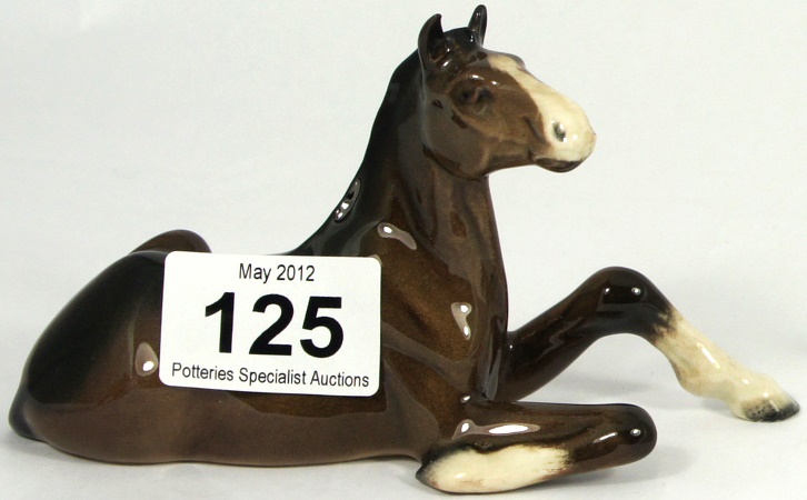 Beswick Shire Foal Lying 2460