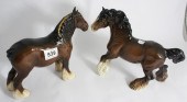 Beswick Shire Horse 818 and Ca