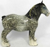 Beswick Shire Horse in Rocking