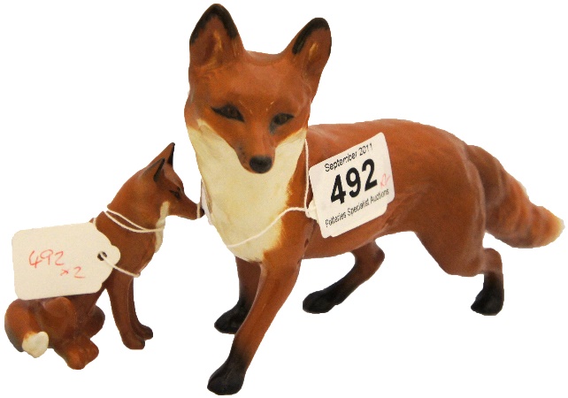 Beswick Standing Fox 1016a and