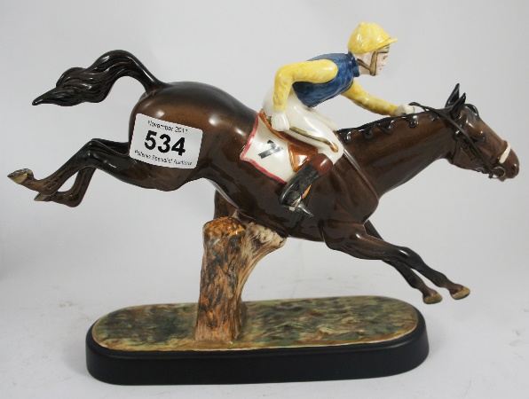 Beswick Steeplechaser on Jumping