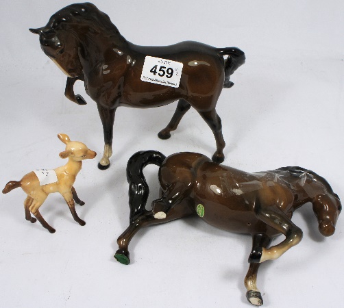 Beswick Stocky Jogging Mare Brown
