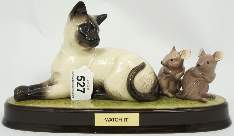 Beswick Tableau Figure of Siamese