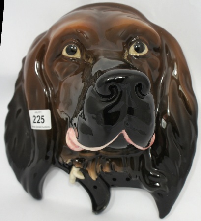 Beswick Wall Plaque of a Dogs