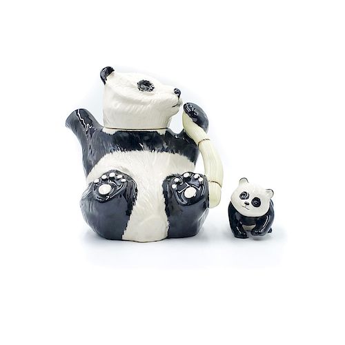 BESWICK WARE PANDA TEAPOT AND