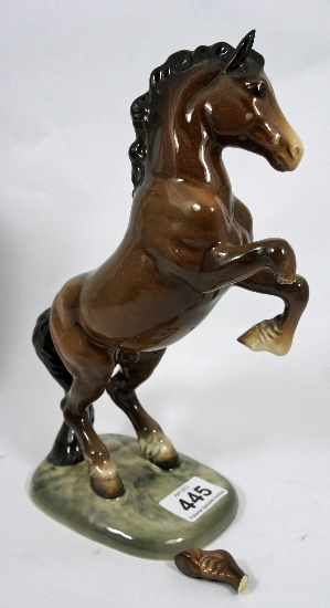 Beswick Welsh Cob Rearing (broken