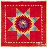 BETHLEHEM STAR CRIB QUILT, CA.