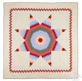 BETHLEHEM STAR QUILT, CA. 1900