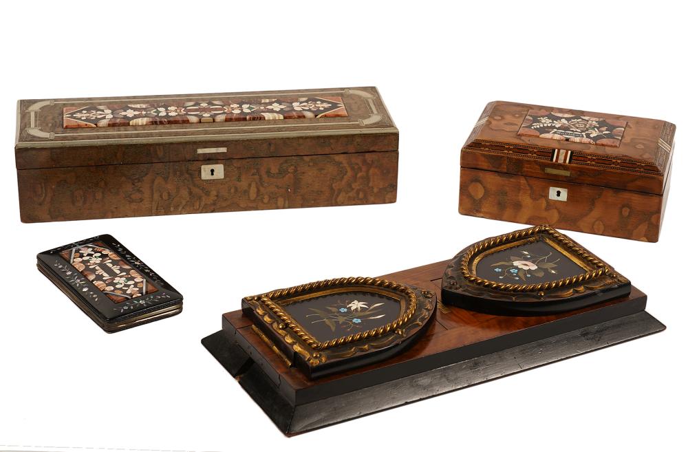 BETJEMANN BOOKENDS & 3 PIETRA