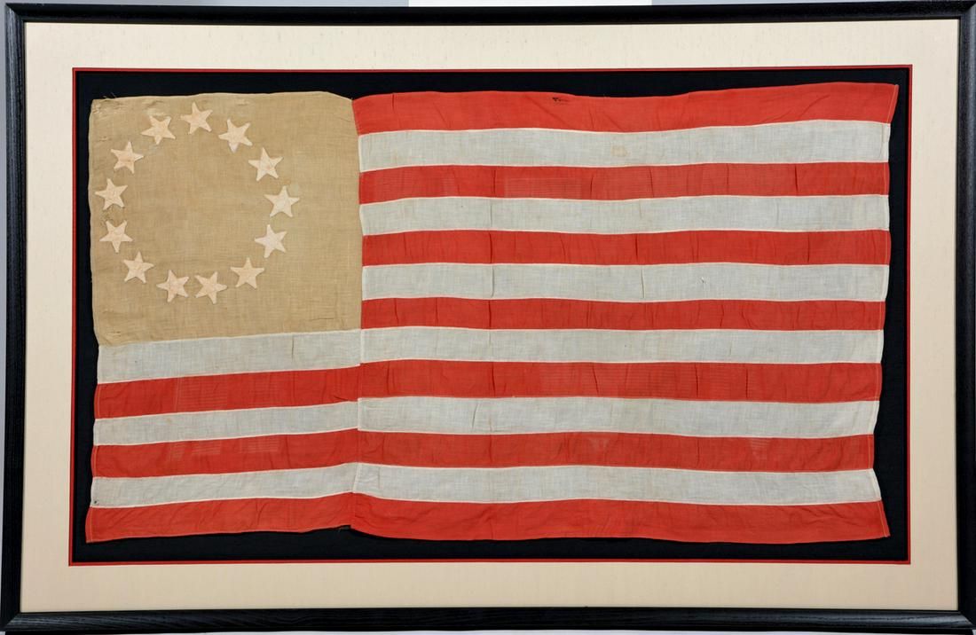 BETSY ROSS STYLE FLAG WITH 13