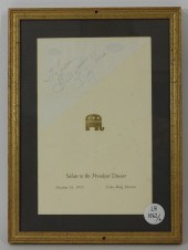 BETTY FORD SALUTE TO THE PRESI