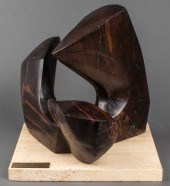 BETTY GILMAN CARVED WOOD ABSTR