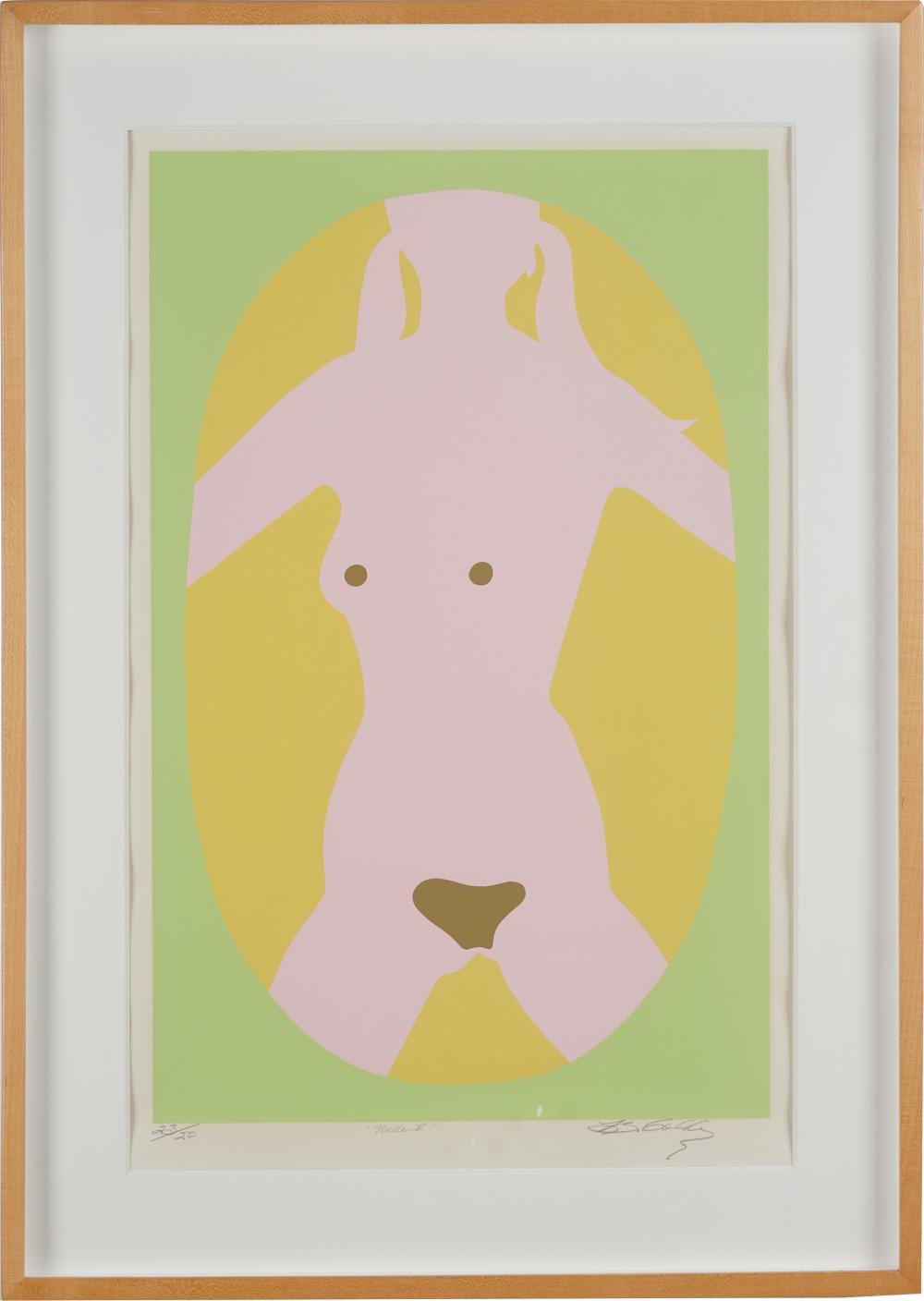 BETTY GOLD (B. 1935): "NUDE V"1980;
