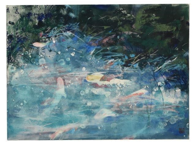 BETTY SAVENOR (B.1927), MONOTYPE OF