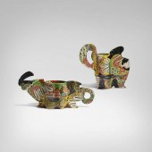 Betty Woodman. His/Hers Vases,