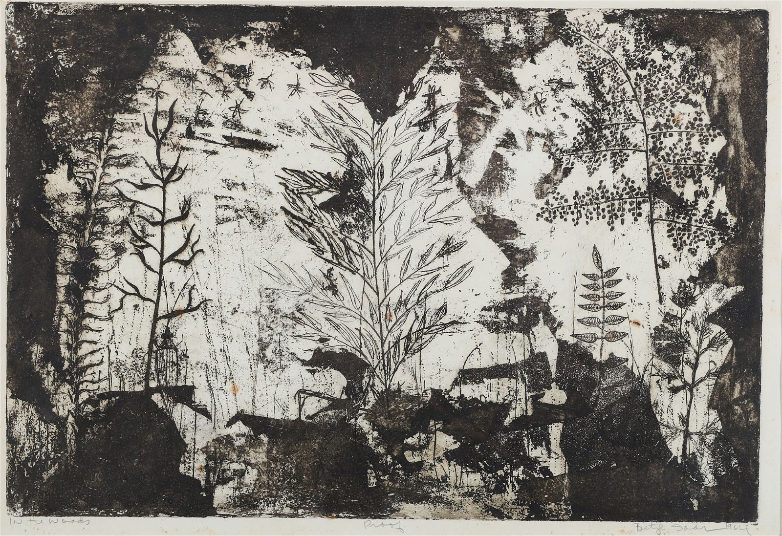 BETYE IRENE SAAR, IN THE WOODS, 