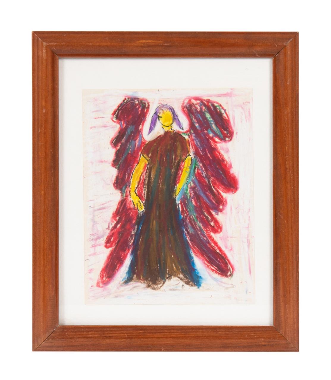 BEVERLY BUCHANAN FOLK ART ANGEL,
