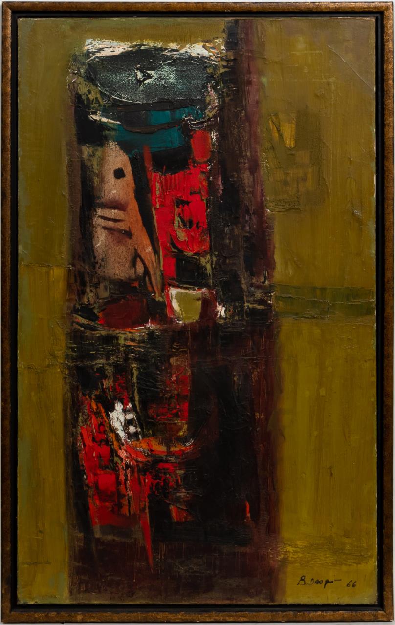 BHIMAL DASGUPTA, OIL ON CANVAS,