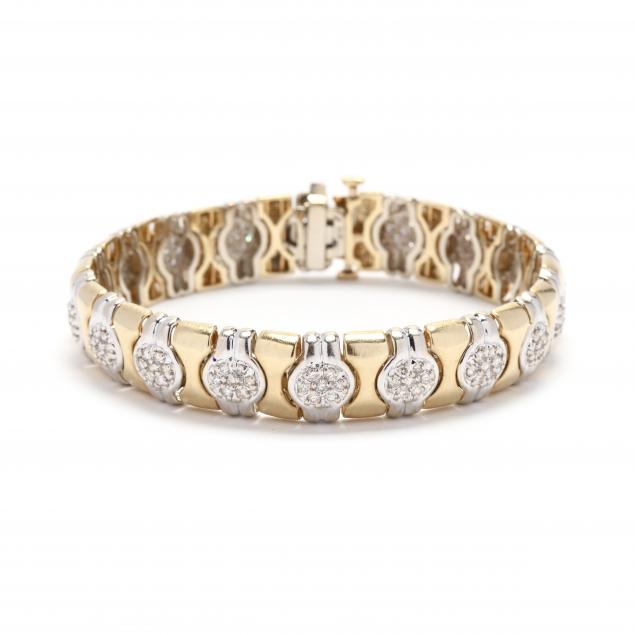 BI-COLOR GOLD AND DIAMOND