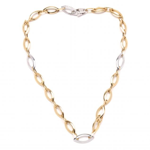 BI-COLOR GOLD NECKLACE Necklace
