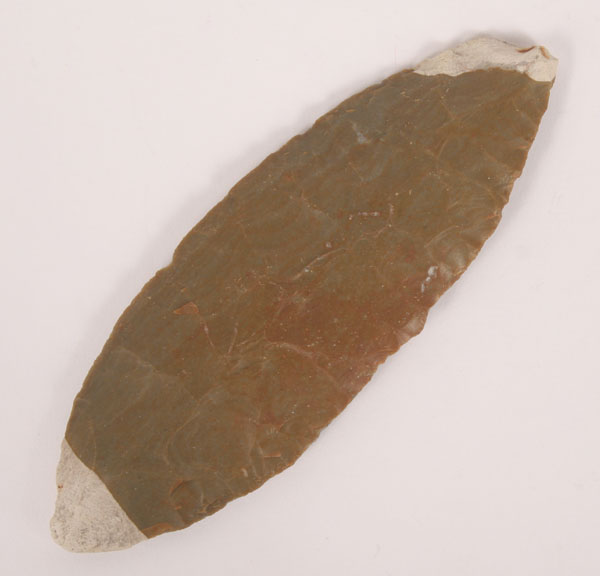 Bi-point hornstone knife.  5".