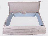 BIANCA BED FRAME LIGHT BROWN C