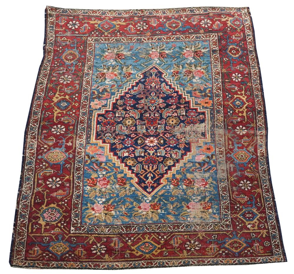 BIBACABAD WOOL RUGred field;