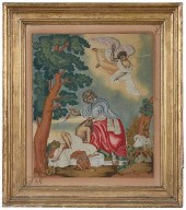 BIBLICAL WOOL AND WATERCOLOR E