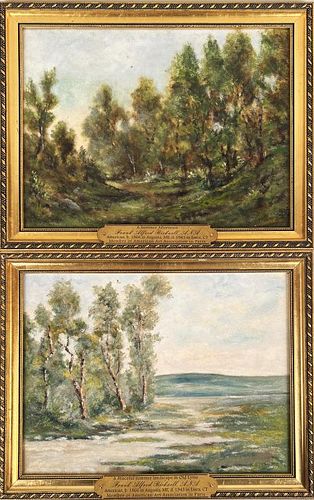 BICKNELL, TWO SMALL O/B LANDSCAPE