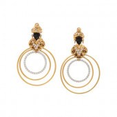 BICOLOR GOLD AND DIAMOND BLACK