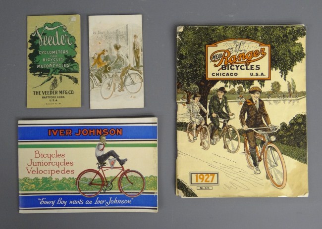 Bicycle catalog lot including: 1927