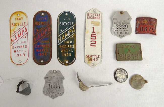 Bicycle side path and license
