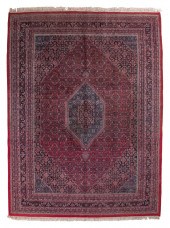 BIDJAR DESIGN RUG: 9’6” X 12’1