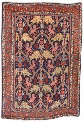 BIDJAR LION RUG, PERSIA, LAST