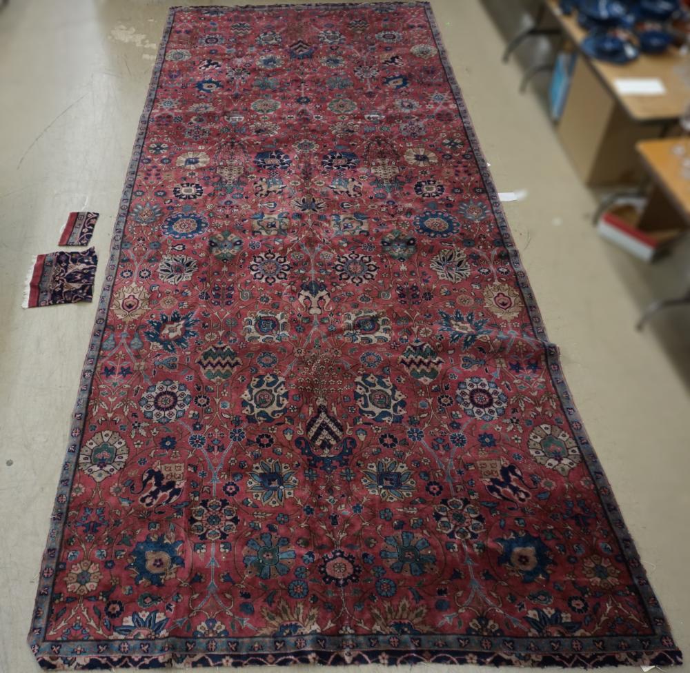 BIDJAR LONG RUG, ALTERED AND