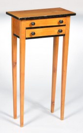 BIEDERMEIER 2 DRAWER SIDE TABL