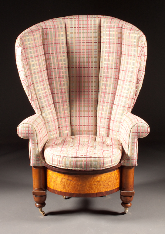 Biedermeier banded bird's eye maple